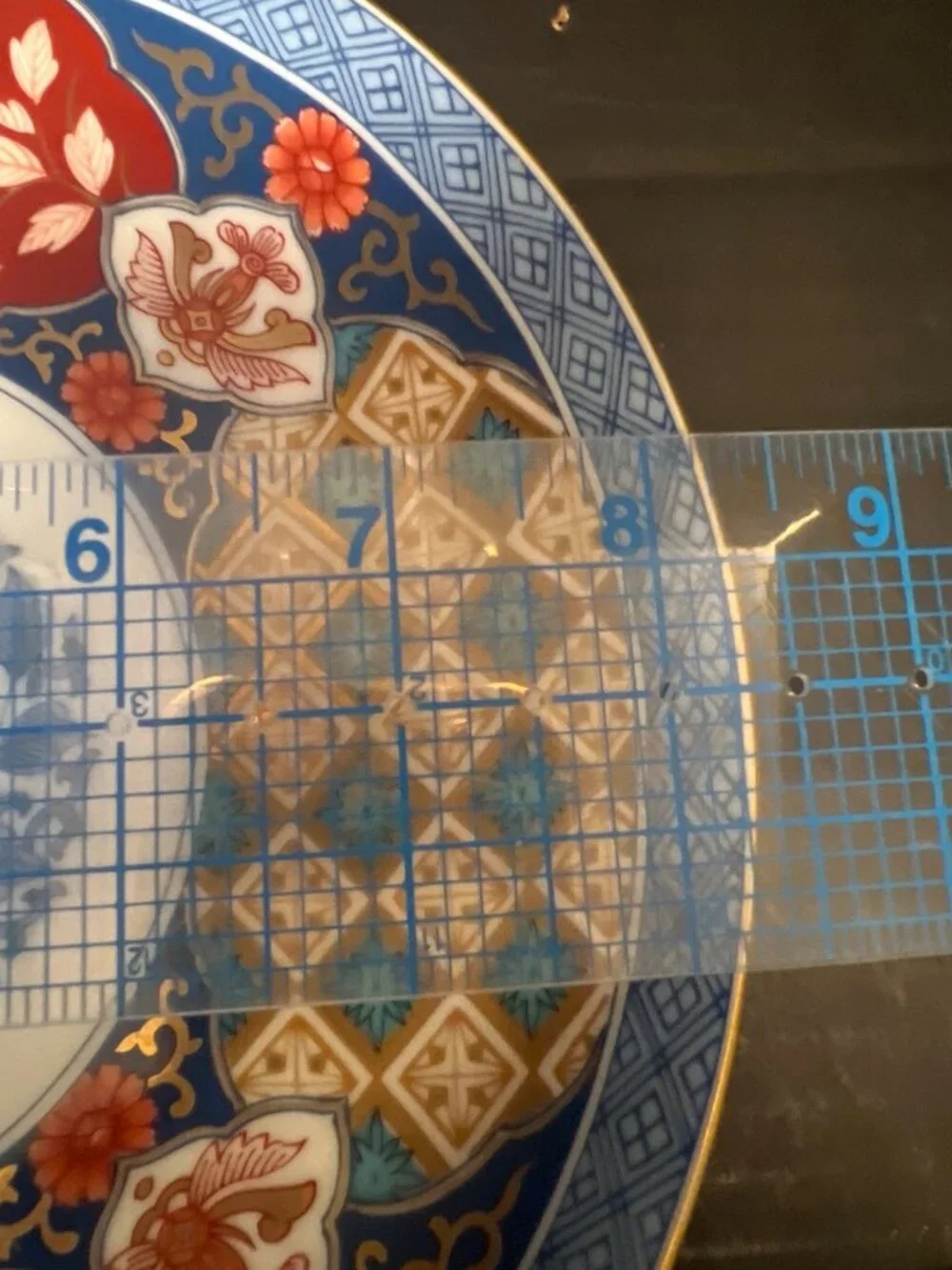 3 Imari Salad Plates 8.5